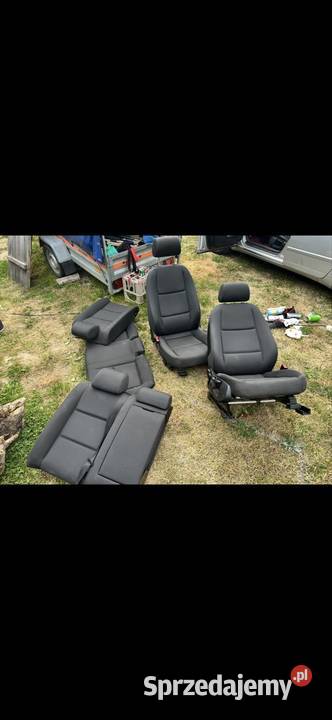Fotele Audi a4 b6 elektryczne grzane manualna Średnia sprzedam
