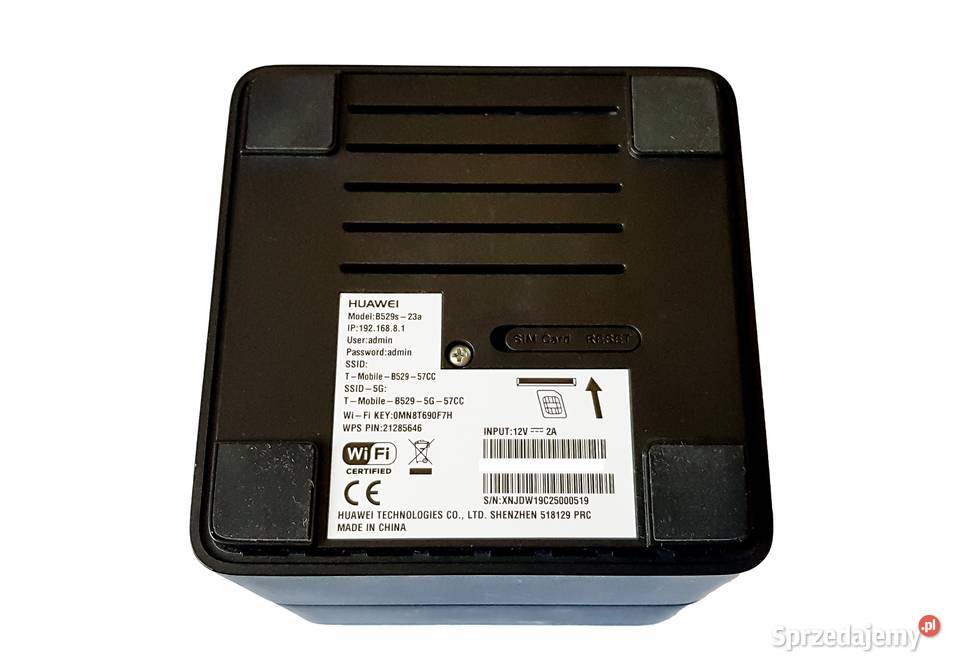 Router Huawei Na kartę SIM 4G LTE Cat6 599GB Na router