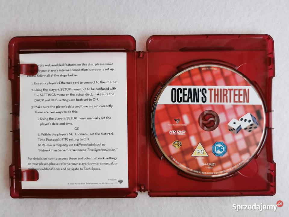 Oceans Thirteen Oceans 13 HDDVD En 2007 George pełne Ozorków