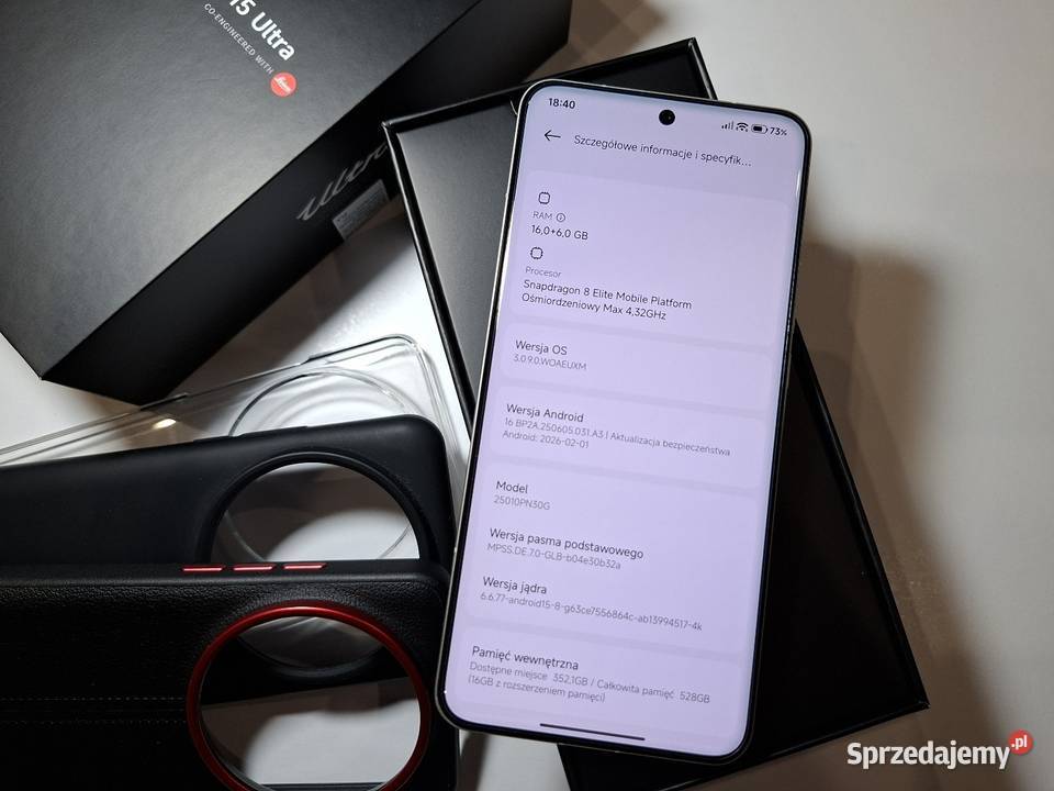 Xiaomi 15 Ultra 16512GB idealny stan dystrybucja Cieszyn