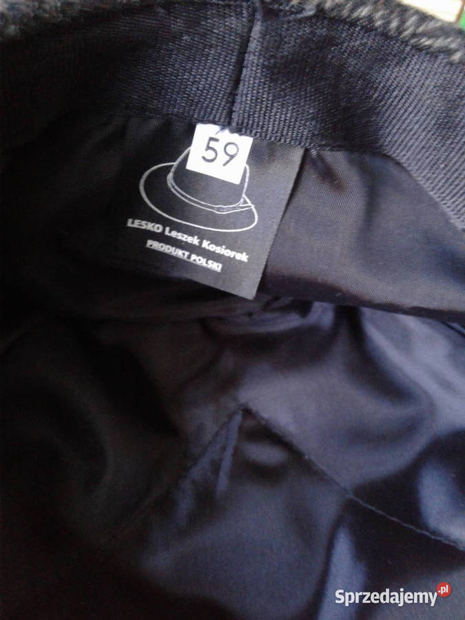 Kaszkiet czapka beret rozmiar 59 L wełna NOWY Dla mężczyzn mazowieckie