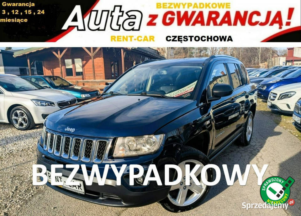 Jeep Compass 22D136OPŁACONYBezwypadkowy4x4Navi 197729km śląskie Częstochowa sprzedam