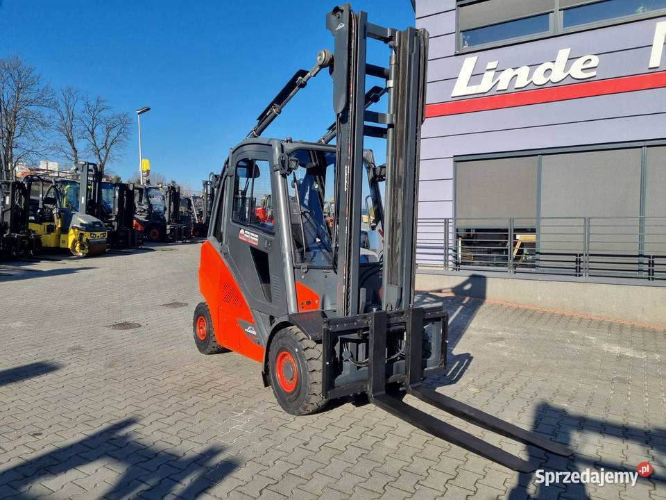 Wózek widłowy Linde H30D02 Przesuw boczny BD2328 Wózki widłowe Mogilany