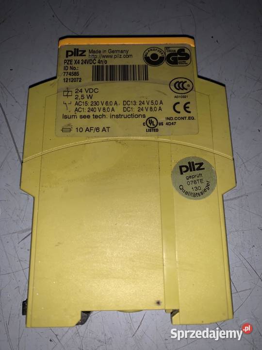 Pilz PZE X4 24VDC 4no 774585 mazowieckie