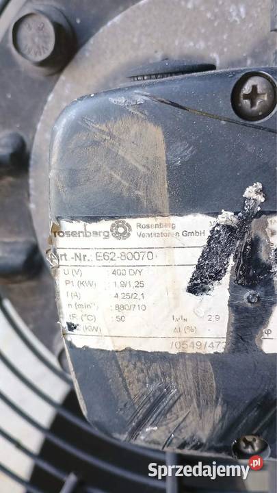 Wentylator łopatowy 85 Siemień