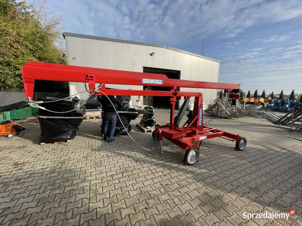 Dźwig Steinweg Bocker MK 400 5 minikran żuraw wielkopolskie Ślesin