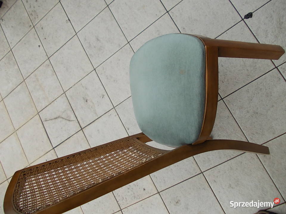 krzesła drewniane kpl8 USA z rafią oryginalne mazowieckie Falenty Nowe