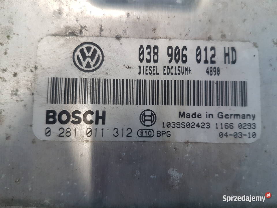 SEAT LEON TOLEDO 19 TDI STEROWNIK KOMPUTER Turek sprzedam