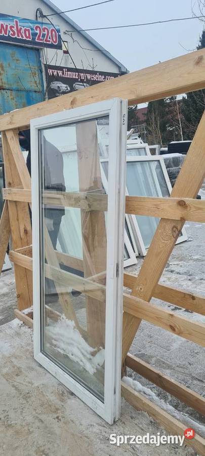 OKNA KacprzaK Witryna 76x148 FIX Używany PCV Siedlce