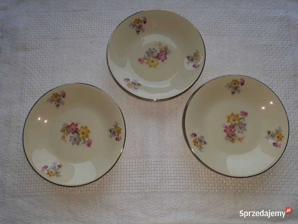 piękne talerzyki na powidła spodeczki cudeńka Ceramika i szkło Gdańsk
