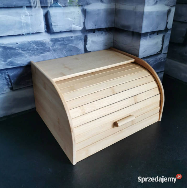 Chlebak bambusowy 32 pojemnik na pieczywo Warszawa