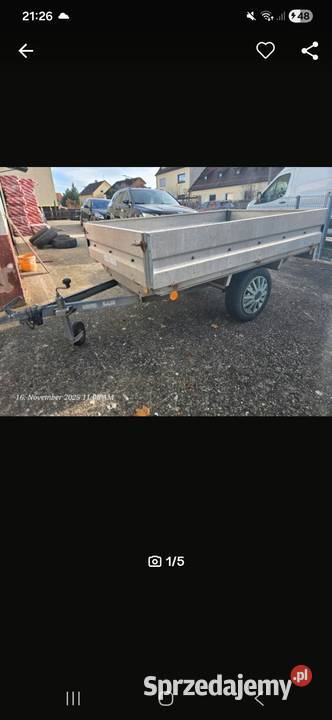 Przyczepka stem 750 lubelskie Sosnowica sprzedam