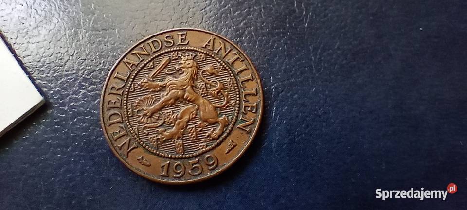 Stare monety 2 11 cent 1959 Antyle Holenderskie Numizmatyka Lesko