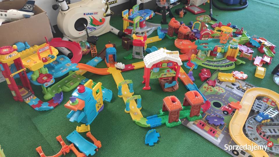 Vtech mega zestaw tory policja parking itp