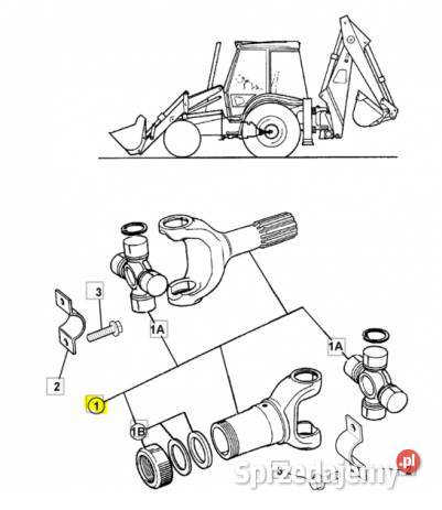 Wał napędowy tylny 91460254 Układ napędowy