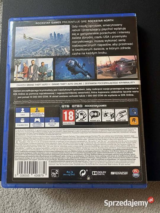 Grand Theft Auto V na PlayStation 4 Jaworsko