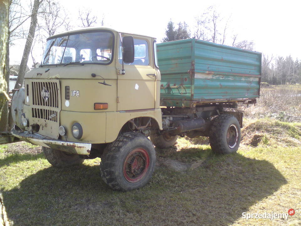 ifa W50 LA/Z ciągnik traktor zugmaschine 4x4 blokady kiper