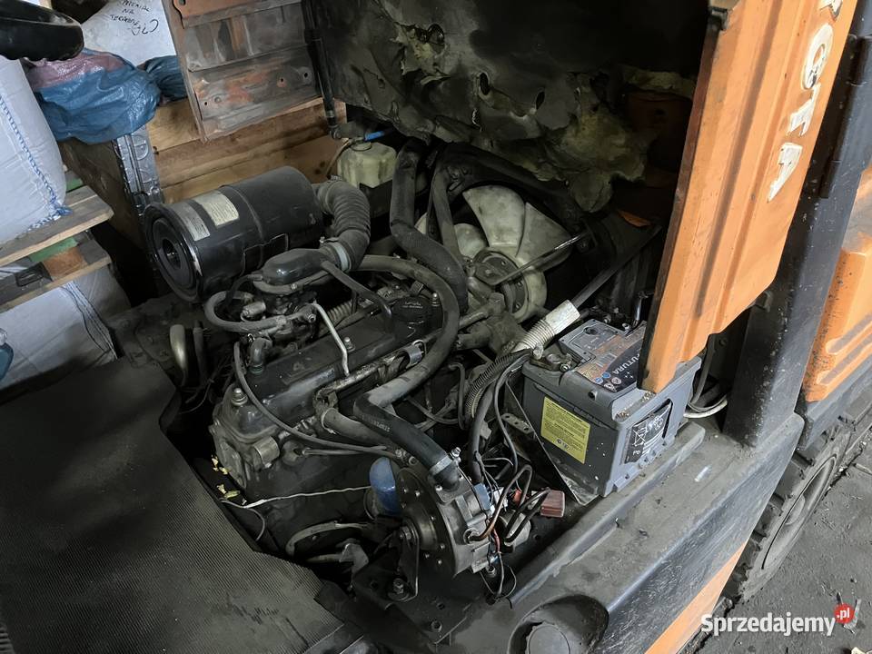 wózek widłowy TOYOTA uszkodzony silnik Bydgoszcz