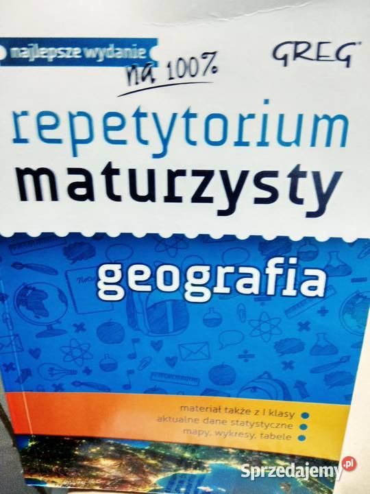 Repetytorium maturalne geografia Greg Warszawa sprzedam
