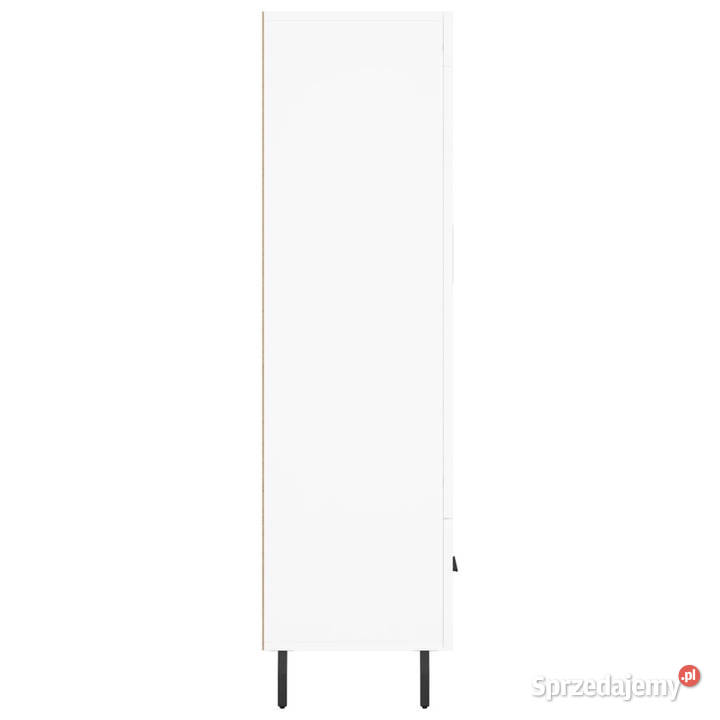 Wysoka szafka biała 695x31x115 materiał mazowieckie