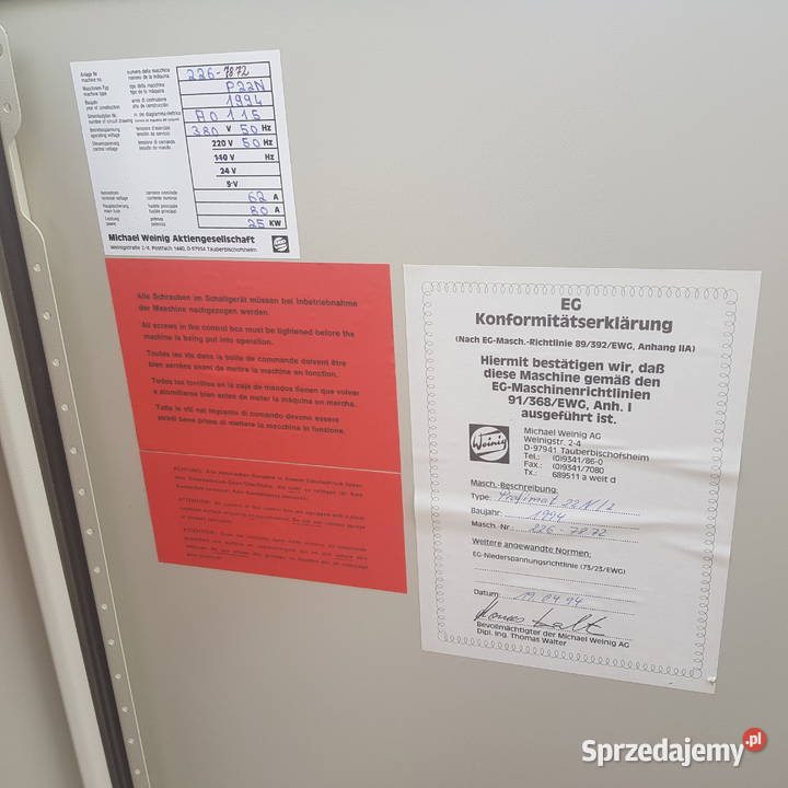 WEINIG Profimat 22 N 5 Głowic Gołańcz