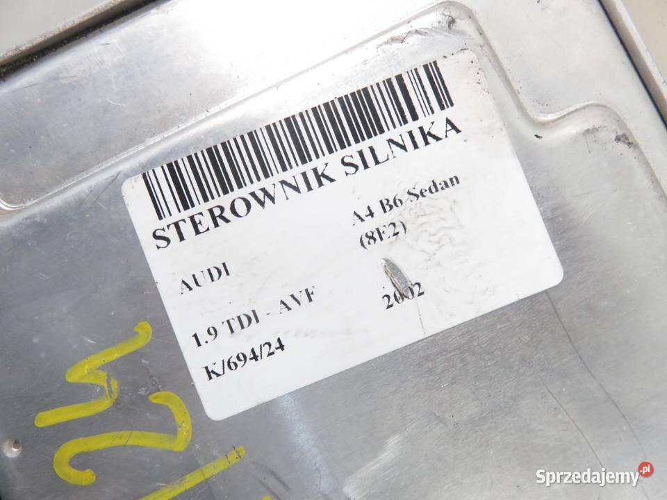 STEROWNIK AUDI A4 B6 19 TDI 038906019JT