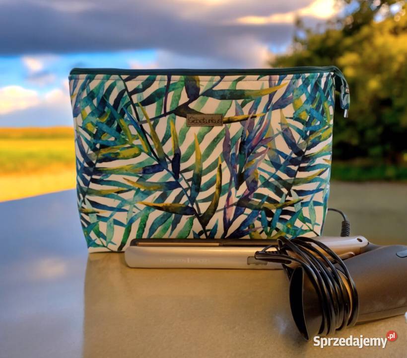 Duża wodoodporna kosmetyczka podróżna Rękodzieło Torby i torebki Kraków