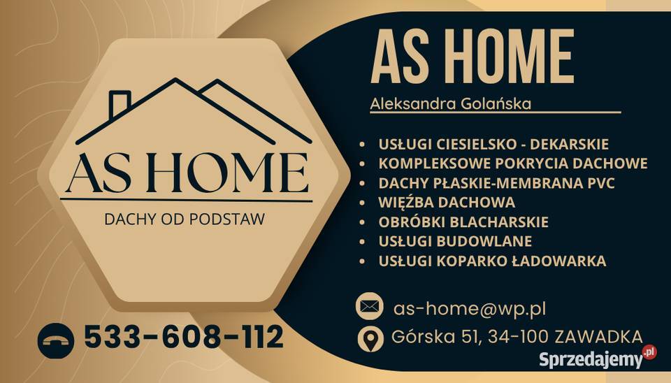 Więźby dachy montaż usługi ciesielsko dekarskie Usługi Wadowice usługi budowlane