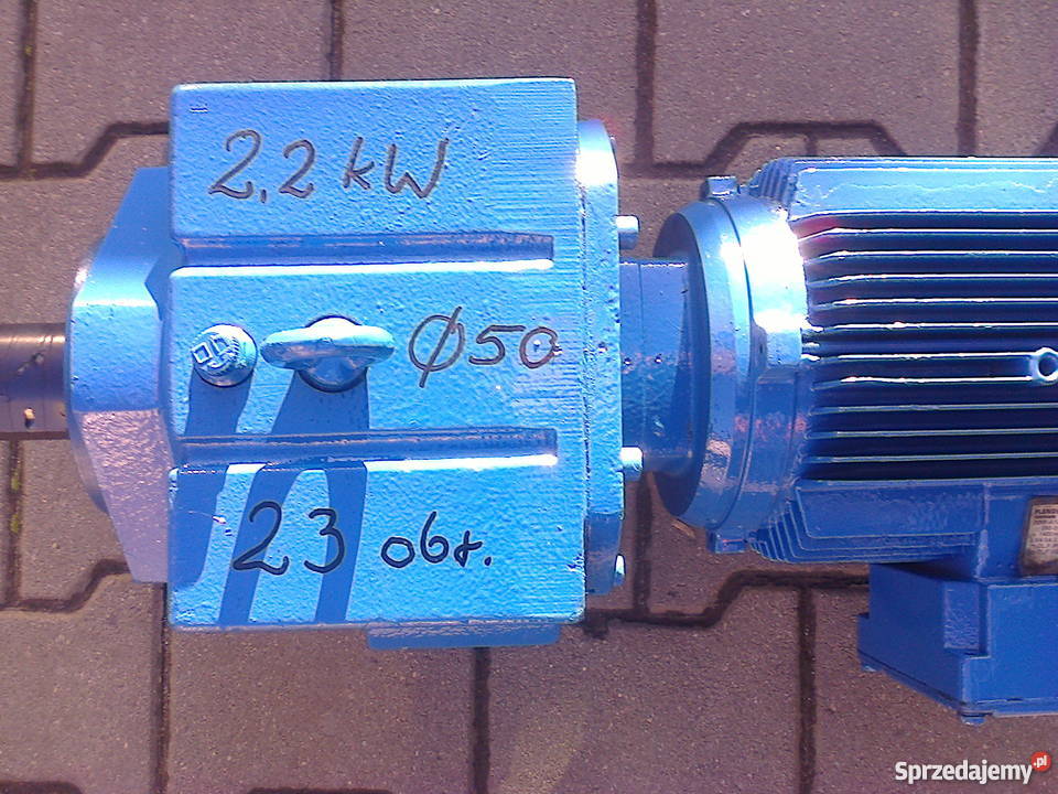Motoreduktor 11 kW 11 obr 3faz hamulec Produkcja wielkopolskie