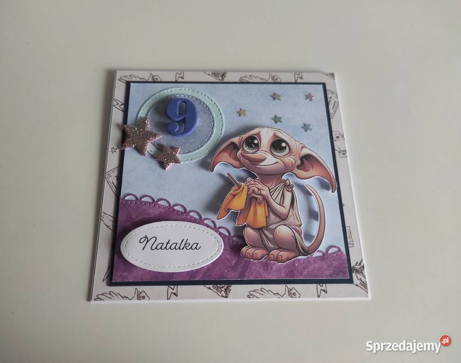 Personalizowana kartka ręcznie robiona na