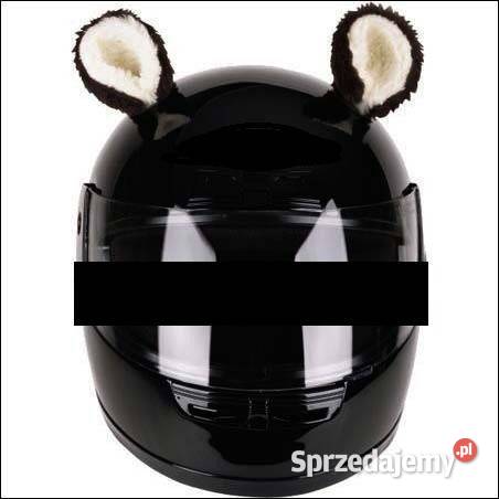 USZY MISIA NA PRZYSSAWKI na kask słuchawki TV 2 Wołczyn