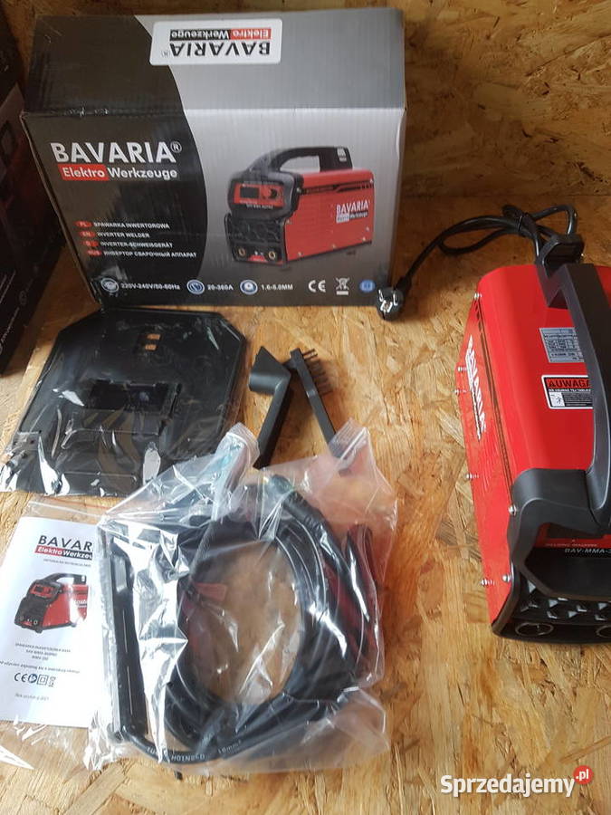 SPAWARKA INWERTOROWA MMA BAVARIA IGBT 360A LCD Elektryczne Głogowa sprzedam