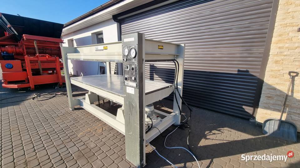 Prasa półkowa hydrauliczna ORMA C4 2500x1200 mm Produkcja pomorskie Karsin