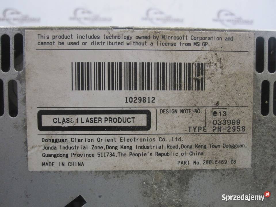 NISSAN PATHFINDER III R51 10r radio 28185 EB60A osobowe