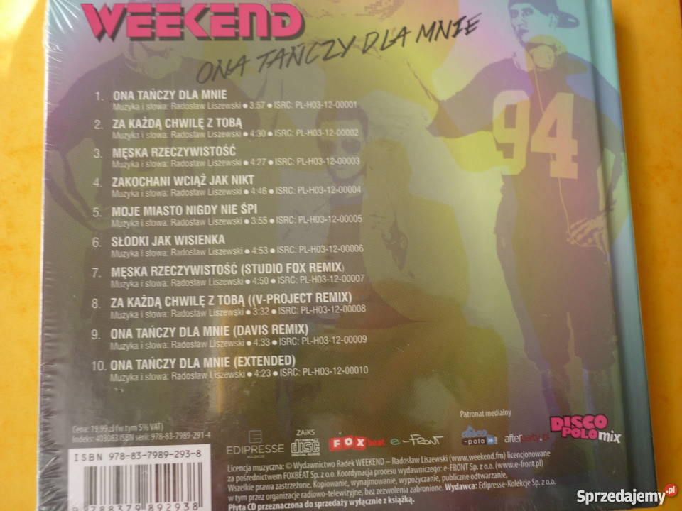 5 płyt CD Weekend nowe w folii Deja vu Tak czuję Warszawa