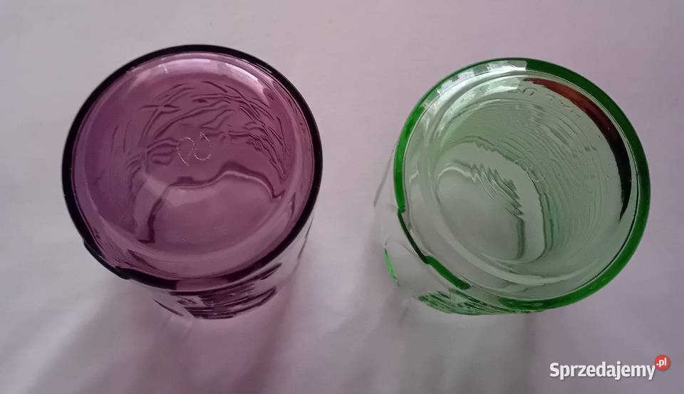 Dwie okolicznościowe szklanki Coca Cola 20 Jahre Koźminek