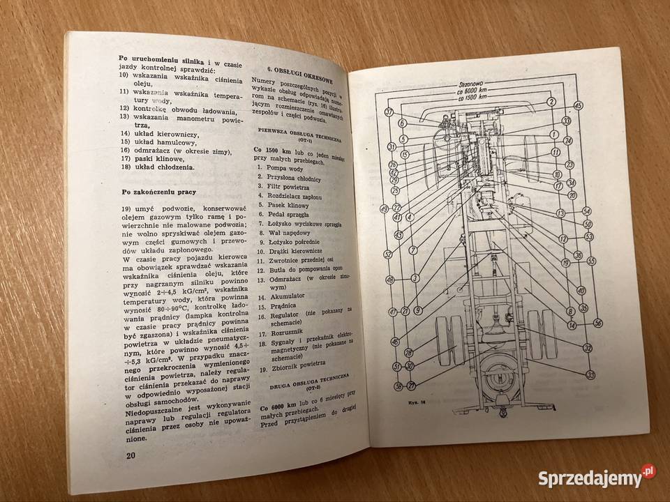 instrukcja obsługi samochodu ciężarowego Star 29 Grudziądz sprzedam