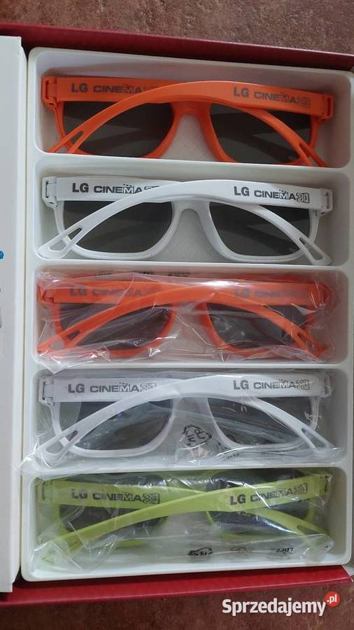 Okólary 3D LG 5 sztuk nowe 3d lg Wrocław