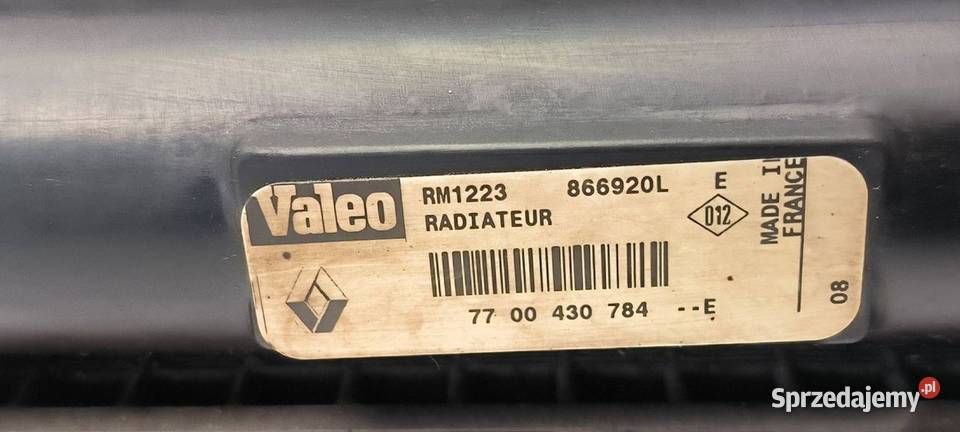 KOMPLET CHŁODNIC RENAULT CLIO II 7700430784 Lipno