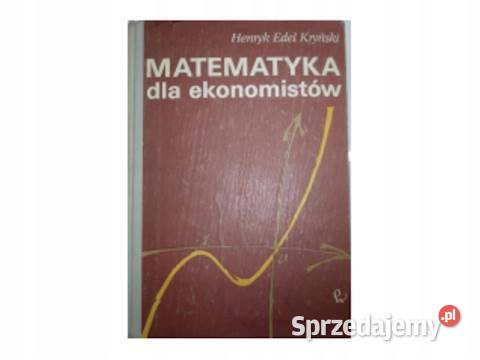 Matematyka ekonomistów Kryński zachodniopomorskie Goleniów