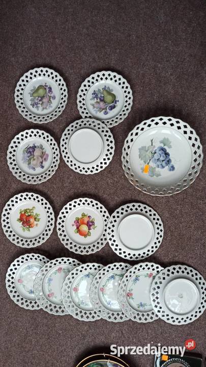 Talerzyki z owocami Ażurowe Gdańsk sprzedam