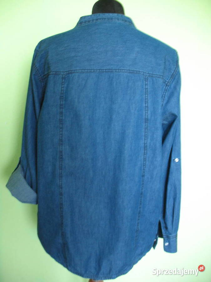 Bluzka jeans 42 biust 116 niebieski Siedlce