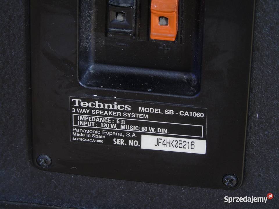 Kolumny Technics SBCA1060 2x 120 wat DOSTAWA Jasło