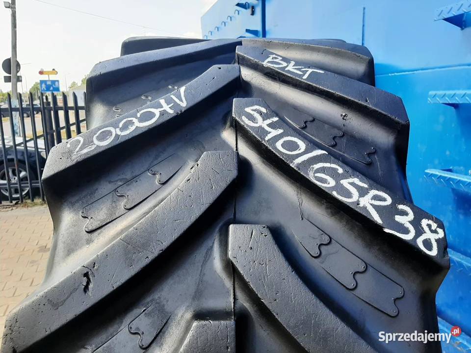 Opona używana rolnicza 54065R38 BKT AGRIMAX 1700 Opony rolnicze Zaścianki