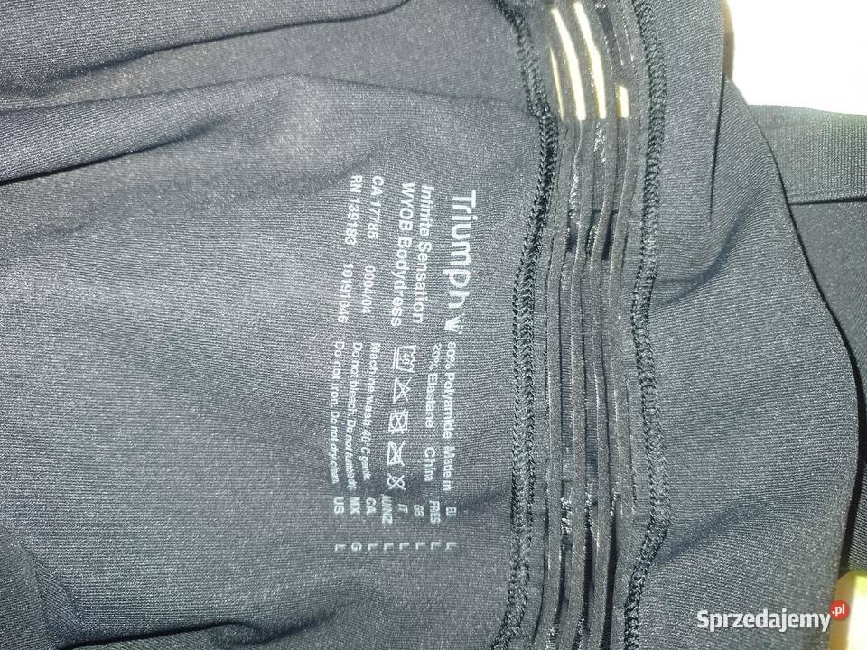 40L Triumph Czarna Halka Mocno modelująca z