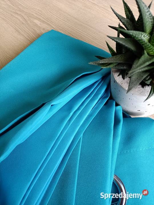 Zasłony morska 3 sztuki 140x260 Wystrój okien Płock