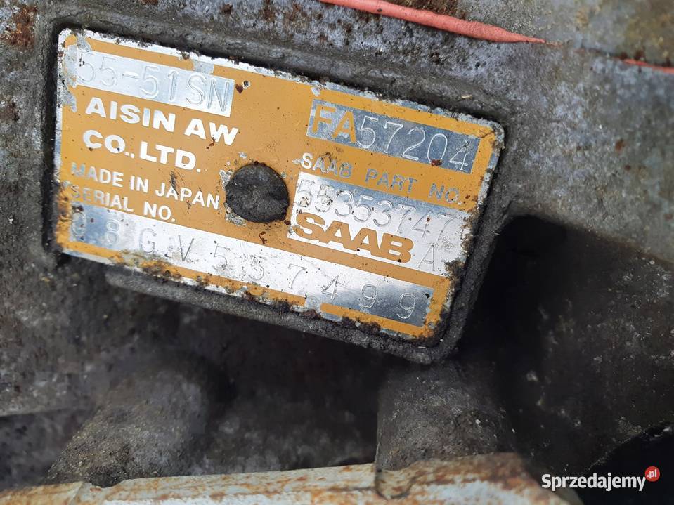 Saab 93 93 II 20 T TURBO SKRZYNIA BIEGÓW 5551SN lubelskie Rudka
