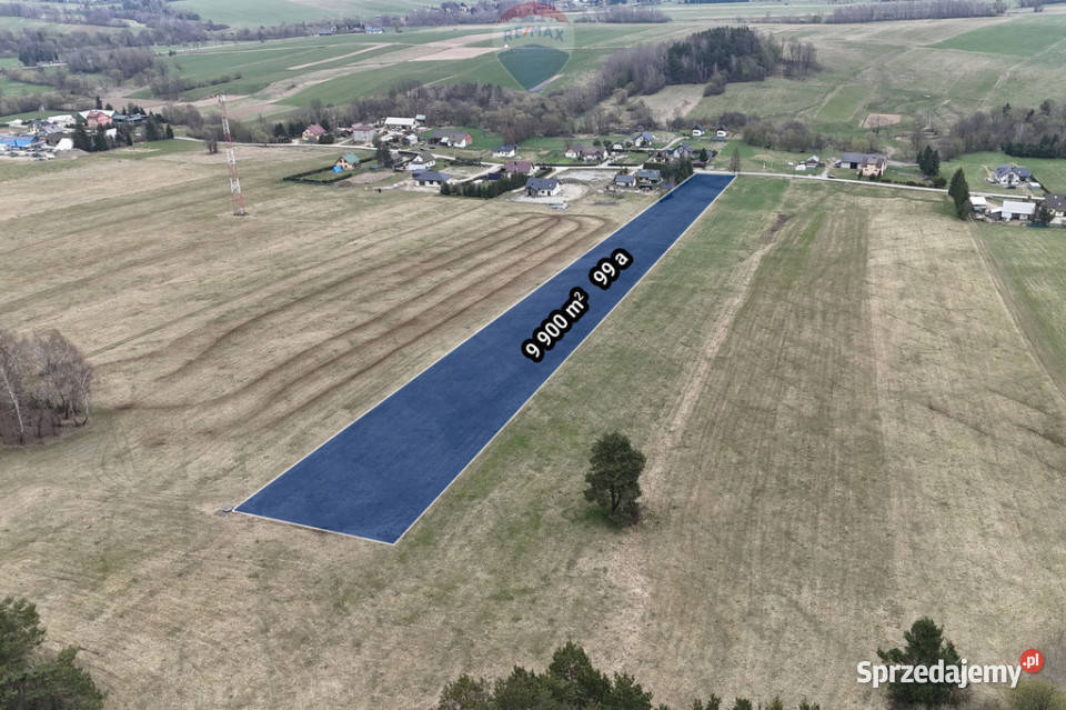 Działka 99a rolbud Smerekowiec Uście Gorlickie 24m