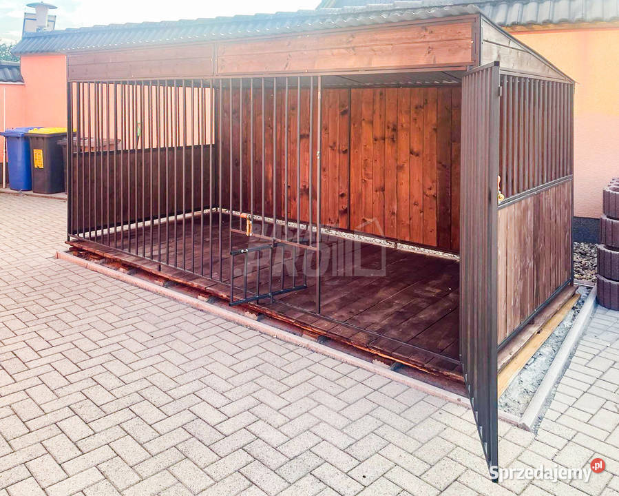Kojec psa 35x25m Podłoga drewniana wiatrołap Bydgoszcz