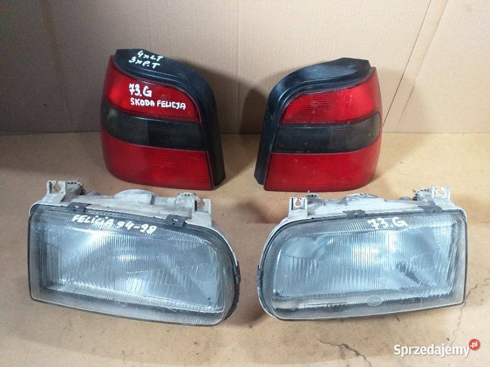 73G Oryginalna Lampa przednia lewa prawa SKODA Włoszczowa